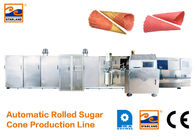 Dauerhafte Zuckerkegel-Fertigungsstraße/industrielle Eismaschine 7000L*2400W*1800H