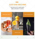 Handels-Mini Cone Maker Ice Cream-Kegel-Maschine