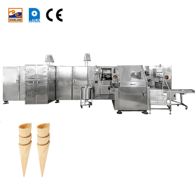 1.5KW 6500 PCs / Stunde Barquillo Kegel Produktionslinie Barquillo Kegel Machinerie