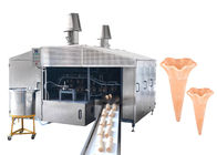 Halb automatischer Eiscreme-Oblaten-Kegel-Hersteller-Pizza-Kegel, der Maschine herstellt