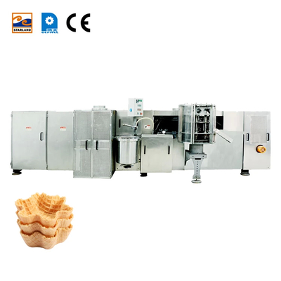 Anpassungsfähige Waffelkorb-Produktionslinie mit Hauptmotor 2,0 PS / 1,5 kW