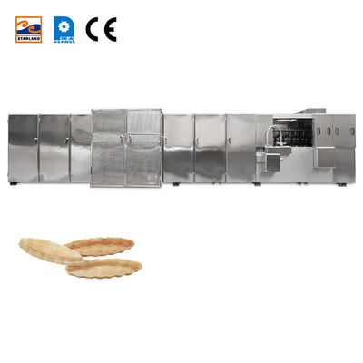 Automatische PLC-Steuerung Edelstahl Monaka Wafer Ofen Produktionslinie