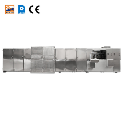 Digital Display Temperaturkontrolle Monaka Wafer Produktionslinie mit 55 Backplatten