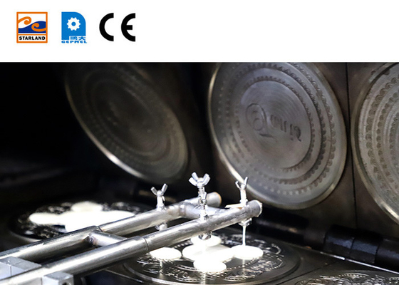 Automatische anpassbare Obleas Wafermaschine Einjährige Garantie