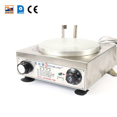 220V Halbautomatischer Zuckerkegel-Baker für Eiscreme