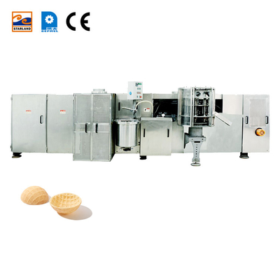 Automatische Waffelfabrikation aus Edelstahl mit PLC-Steuerung