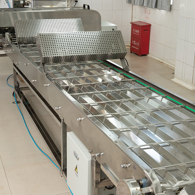 Edelstahl-Marshalling-Kühlförderer für Kegel-Produktionslinie