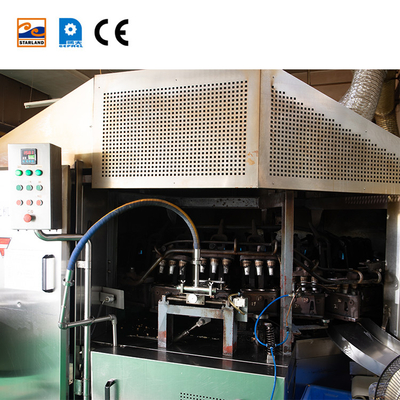 PLC-Steuerungssystem Wafer-Kegelmaschine für konsistente und perfekte Zapfen