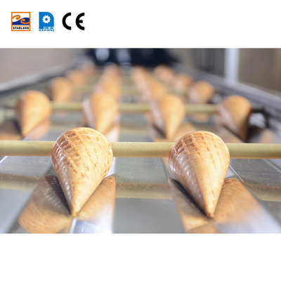 Automatische Waffel Rollen Produktionslinie Die perfekte Wahl für die Volumen-Snack-Fertigung