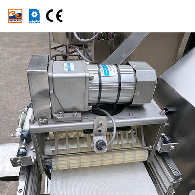 PLC-gesteuerte Ei-Roll-Produktionslinie 1.5KW Automatische Waffel-Rolle für Backmaschine