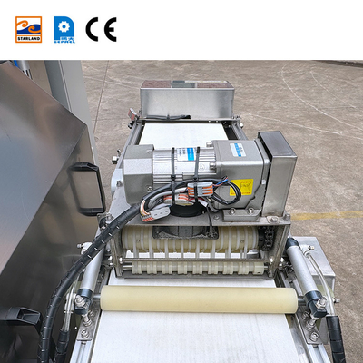 PLC-gesteuerte Ei-Roll-Produktionslinie 1.5KW Automatische Waffel-Rolle für Backmaschine