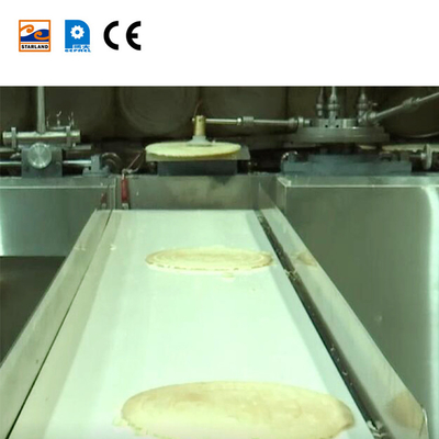 Gasbetriebene Wafer-Keks-Produktionslinie mit automatischer Funktion und PLC-Steuerungssystem