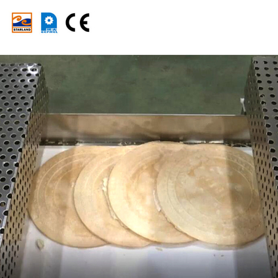 Gasbetriebene Wafer-Keks-Produktionslinie mit automatischer Funktion und PLC-Steuerungssystem