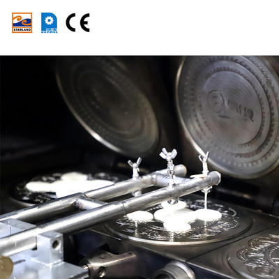 Gasbetriebene Wafer-Keks-Produktionslinie mit automatischer Funktion und PLC-Steuerungssystem