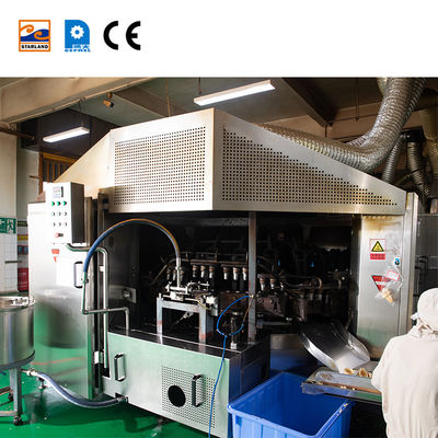 Edelstahl Textur Design Waffelhörnchen Maschine Automatische Waffelhörnchen Maker