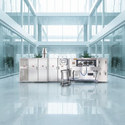 Automatische Waffelhörnchenmaschine aus Edelstahl, perfekt für die kontinuierliche Produktion von köstlichen, knusprigen Waffelhörnchen