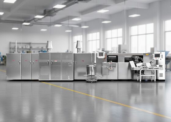 Automatische Produktionslinie für Eierrollen, die für eine konstante Produktion und einfache Wartung in der Lebensmittelindustrie entwickelt wurde