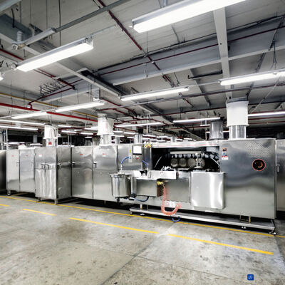 Automatische Wafer-Keks-Produktionslinie Maßgeschneiderte Maschine für die kontinuierliche Wafer-Keks-Fertigung und Verpackung