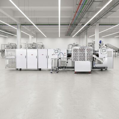 Spezifikation Hauptmotor Automatische Waffelkörbe Maschine Hochleistungsgeräte für eine konstante Waffelkörbe Produktion
