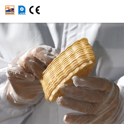 Monaka-Produktionslinie für Wafer aus Edelstahl mit digitaler Temperaturkontrolle für Wafer-Keks