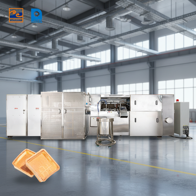 Automatische Produktionslinie für Tartschalen mit Videotechnischer Unterstützung für die Produktion und Produktuniformität