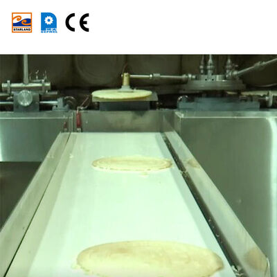 Edelstahl-Waffel-Keks-Produktionsanlage integriert mit SPS-Steuerungssystem zur Gewährleistung konsistenter Produktstandards