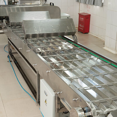 Marshalling Cooling Conveyor For Cone Production Line Automatic Streamlining Cone Manufacturing Operations