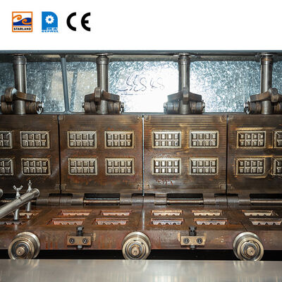 Gas Wafer Biscuit Machine Featuring PLC Control System Capable Of Producing Various Sizes And Shapes Of Monaka Wafer