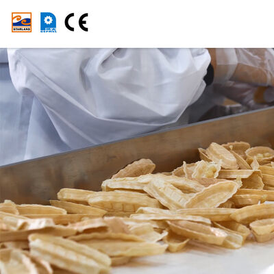 Auto Monaka Wafer Production Line Stainless Steel Material Digital Display Temperature Control For Production