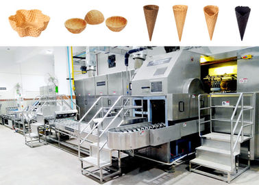Waffelkegelproduktlinie für volle automatische HerstellerEiscreme