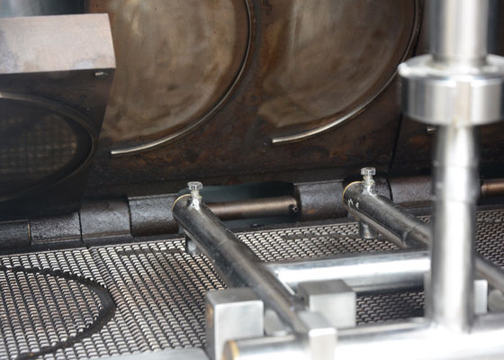 Edelstahl-automatische Waffelkeks-Fertigungsstraße für Nahrungsmittelfabrik