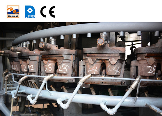 0.75kw 28 Formen Automatische Wafer-Kegel-Produktionslinie Wafer-Keks-Bäckmaschine