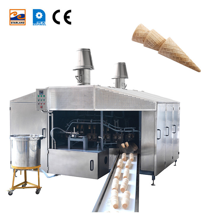 1.0HP 28 Platten Wafer-Kegel-Produktionslinie Bäckerei-Ausrüstung zur Wafer-Kegel-Herstellung