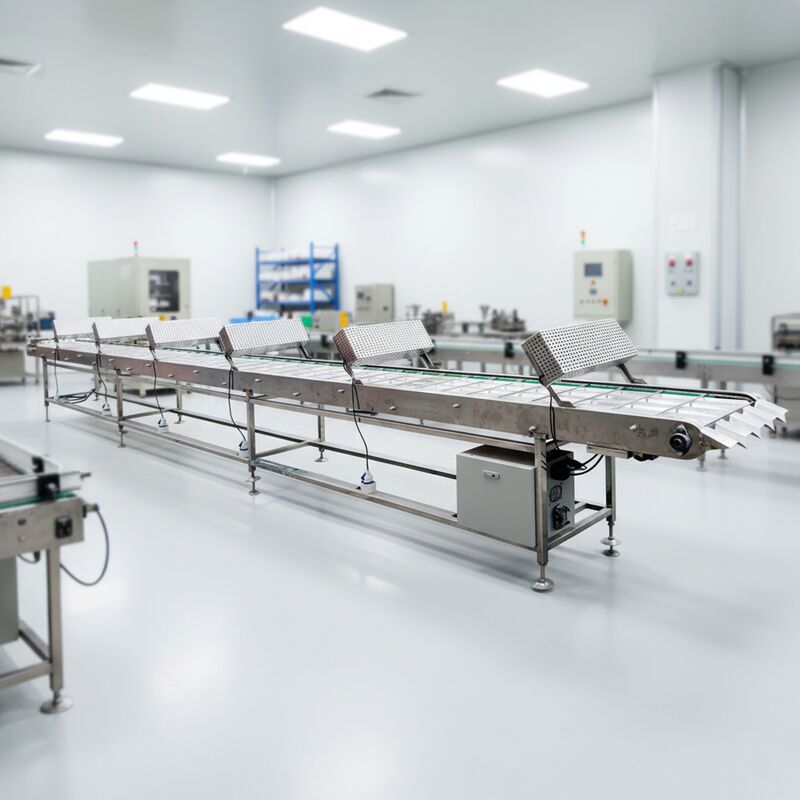 Stromversorgung für den Kühlförderer, entwickelt für die kontinuierliche Lebensmittelverarbeitung