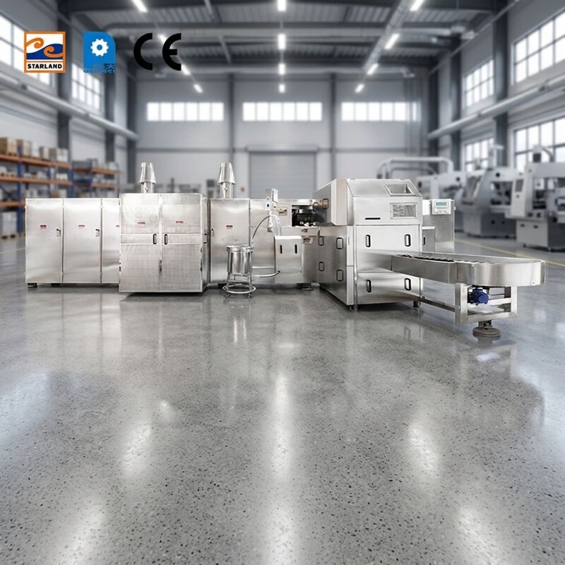 Kapazität 2000 PCS Rollzuckerkegel Produktionslinie vollautomatisch 1,1 kW Einfache Installation und benutzerfreundliche Oberfläche