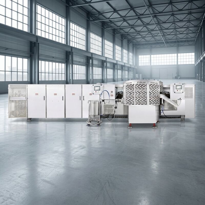 Automatische Waffelkörbe-Produktionslinie mit PLC-Steuerungssystem und Hauptmotor-Spezifikation für eine gleichbleibende Ausgabe