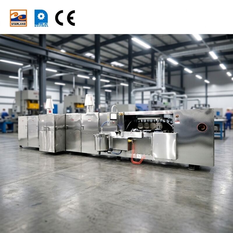Waffel-Keks-Maschine mit digitaler Temperaturregelung für gleichbleibende Oblaten