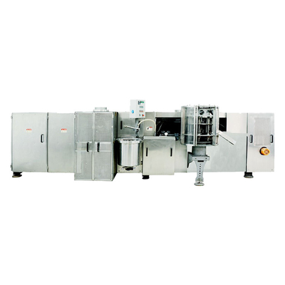 Nahrungsmittelstraßen-automatische Waffel-Kegel-Ausrüstung mechanisch Synchorized