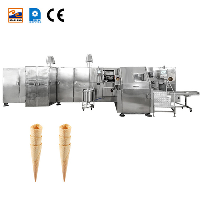 Automatische Barquillo-Kegel-Produktionslinie Schneekegelmaschine