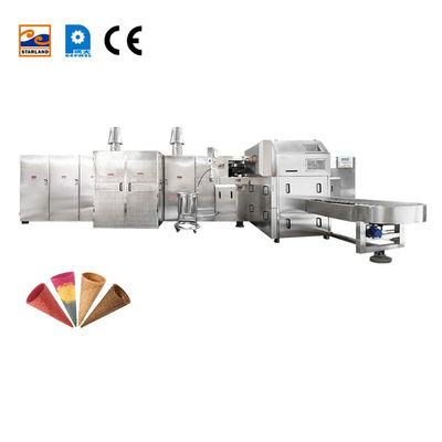 Produktionslinie für Zuckerkegel in der Produktion von Eiscreme