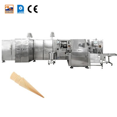 PLC kommerzielle Barquillo-Kegel-Machmaschine mit automatischer Produktionslinie