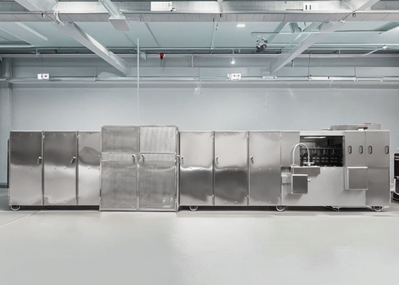 Videotechnische Unterstützung Wafer Biscuit Maker Andere Snackmaschine mit PLC-Steuerungssystem