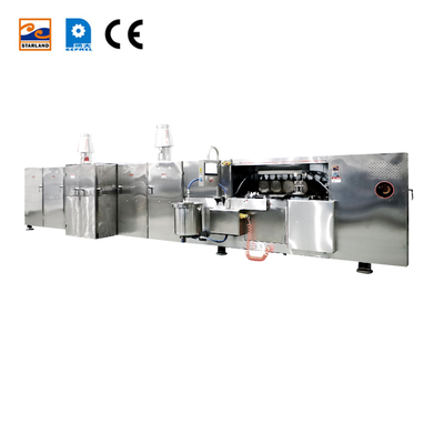 PLC-gesteuerte Wafer-Keks-Produktionslinie aus Edelstahl für individuelle Produktionsanforderungen