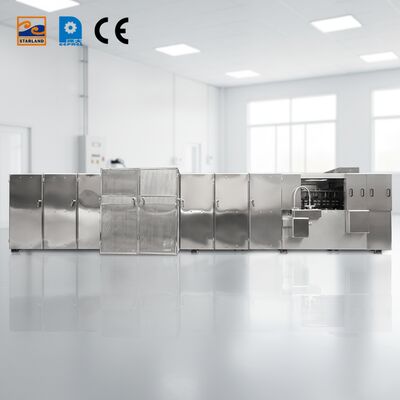 Maßgeschneiderte Monaka-Waffelproduktionsanlagen aus Edelstahl für eine robuste Struktur und Bedienung