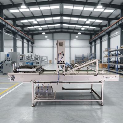 Automatische Kegelhülsen-Einrichtung für Produktionslinien im Lebensmittelverarbeitungsbereich