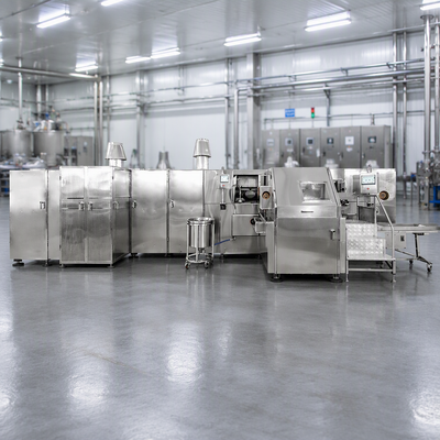 Spezifikation Hauptmotor Automatische Waffelhörnchen-Produktionslinie Automatischer Betriebsmodus Langlebige Waffelhörnchen-Herstellungsmaschine