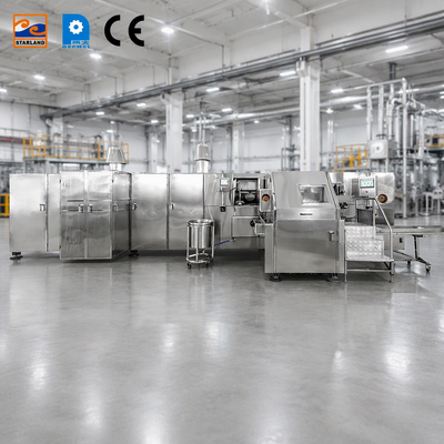 Hochdurchsatz-Zuckerwaffel-Produktionslinie für kontinuierliche industrielle Produktion