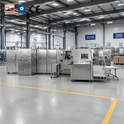Automatic Operation Mode Automatic Barquillo Cone Production Line For Smooth Operation