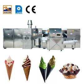 Volle automatische Fertigungsstraße für Stunden-Handelseiscreme-Waffel-Kegel-Hersteller 380V 5kg