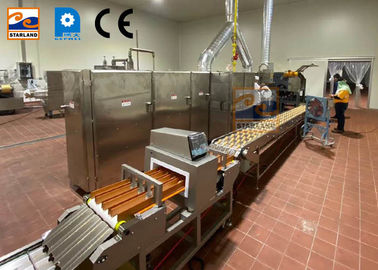 Handelskeks-Zuckerkegel-Fertigungsstraße gerollte Oblaten-Maschine